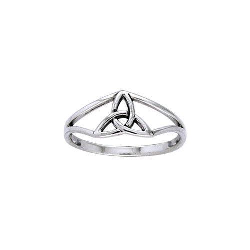 Celtic Triquetra Knot Silver RingTRI397