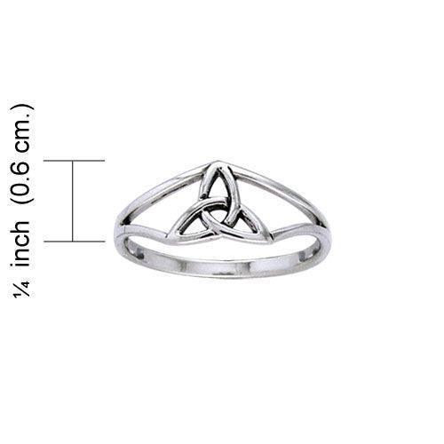 Celtic Triquetra Knot Silver RingTRI397