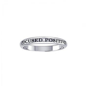 Focused Positivity Silver Ring TRI423