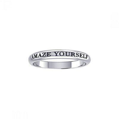 Amaze Yourself Silver Ring TRI433