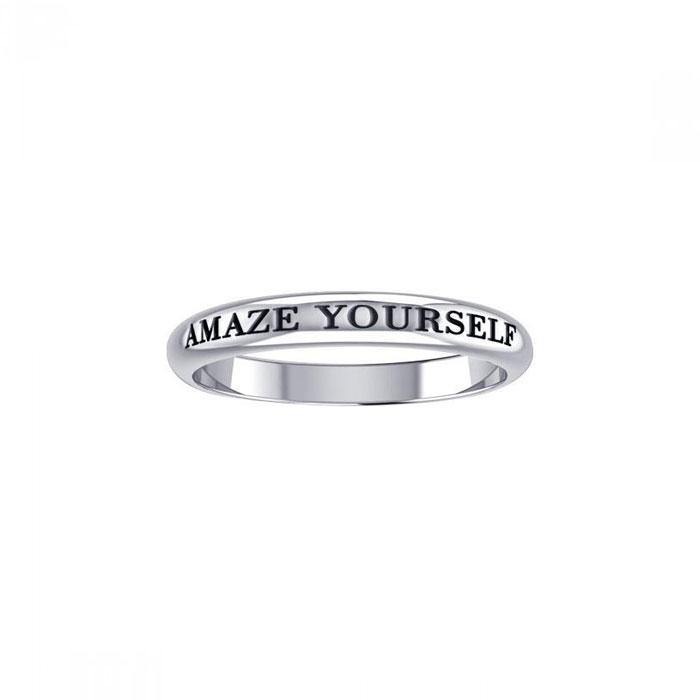 Amaze Yourself Silver Ring TRI433
