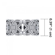 Viking Borre Celtic Silver Ring TRI573