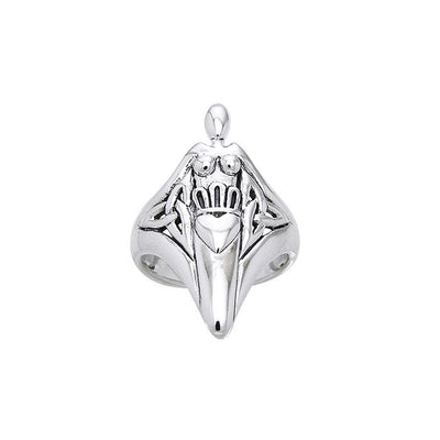 Danu Goddess Silver Ring TRI581