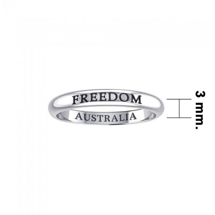 FREEDOM AUSTRALIA Sterling Silver Ring TRI616