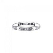 FREEDOM AUSTRALIA Sterling Silver Ring TRI616