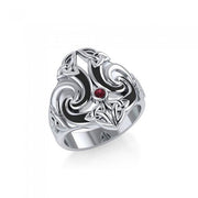 A powerful and meaningful triple feature ~ Sterling Silver Celtic Triquetra Ring TRI635