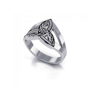 Braided Celtic Triquetra Ring TRI657