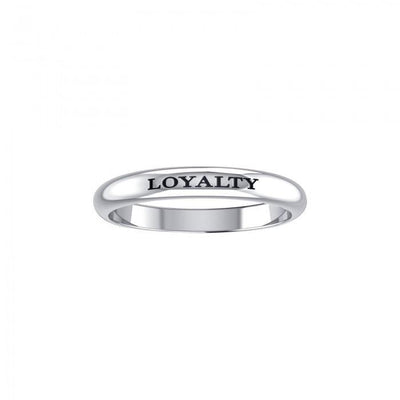 LOYALTY Sterling Silver Ring TRI685