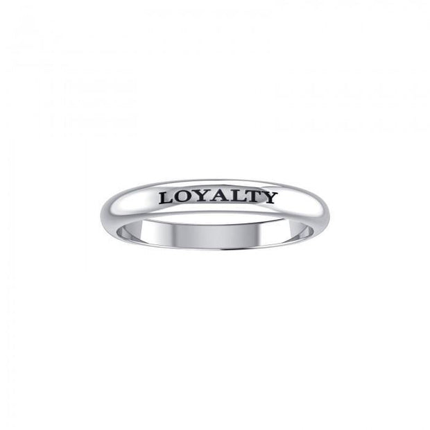 LOYALTY Sterling Silver Ring TRI685
