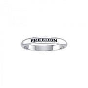 FREEDOM Sterling Silver Ring TRI686