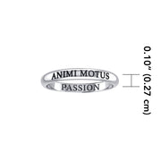 Animi Motus Passion Silver Ring TRI749