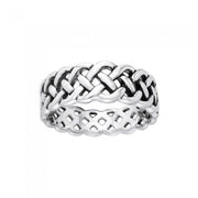 Celtic Knot Filigree Sterling Silver Ring by Peter Stone TRI885
