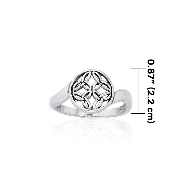 Celtic Silver Ring TRI891