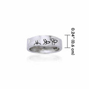 Celtic Trinity Knot Silver Ring TRI892
