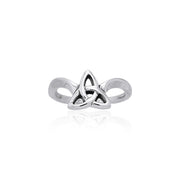 Celtic Trinity Knot Silver Ring TRI895