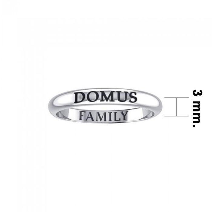 DOMUS FAMILY Sterling Silver Ring TRI919