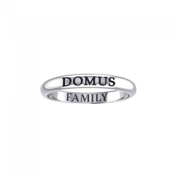 DOMUS FAMILY Sterling Silver Ring TRI919