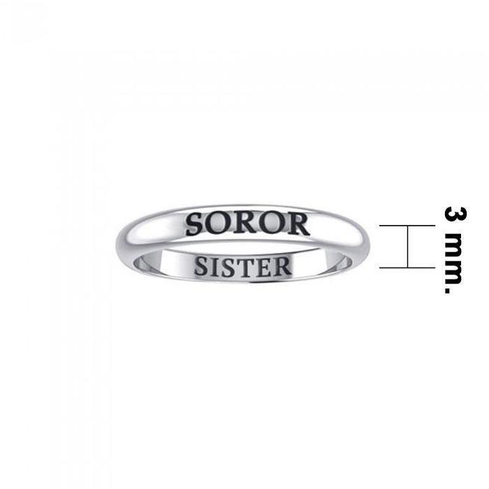 SOROR SISTER Sterling Silver Ring TRI922