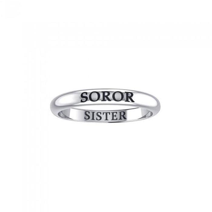 SOROR SISTER Sterling Silver Ring TRI922