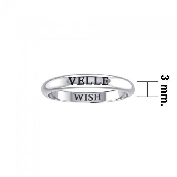 VELLE WISH Sterling Silver Ring TRI925 - Wholesale Jewelry