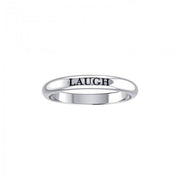 LAUGH Sterling Silver Ring TRI928