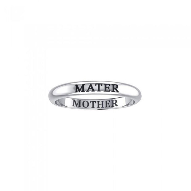 MATER MOTHER Sterling Silver Ring TRI932