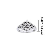 Celtic Trinity Knot Sterling Silver Ring TRI968