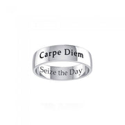 Carpe Diem Sterling Silver Ring TRI984