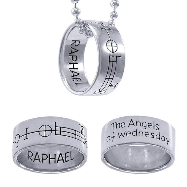 Sigil of the Archangel Raphael Ring TSE669