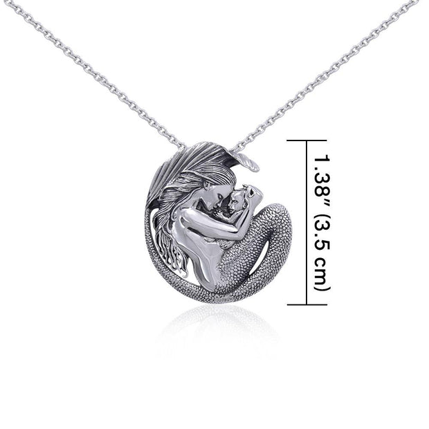 Silver Motherhood Mermaid Pendant and Chain Set by Selina Fenech TSE774 - Peter Stone Wholesale