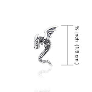 Winged Dragon Silver Tie Tac TTT009 Tie Tack