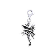 Firefly Fairy Silver Clip Charm TWC024