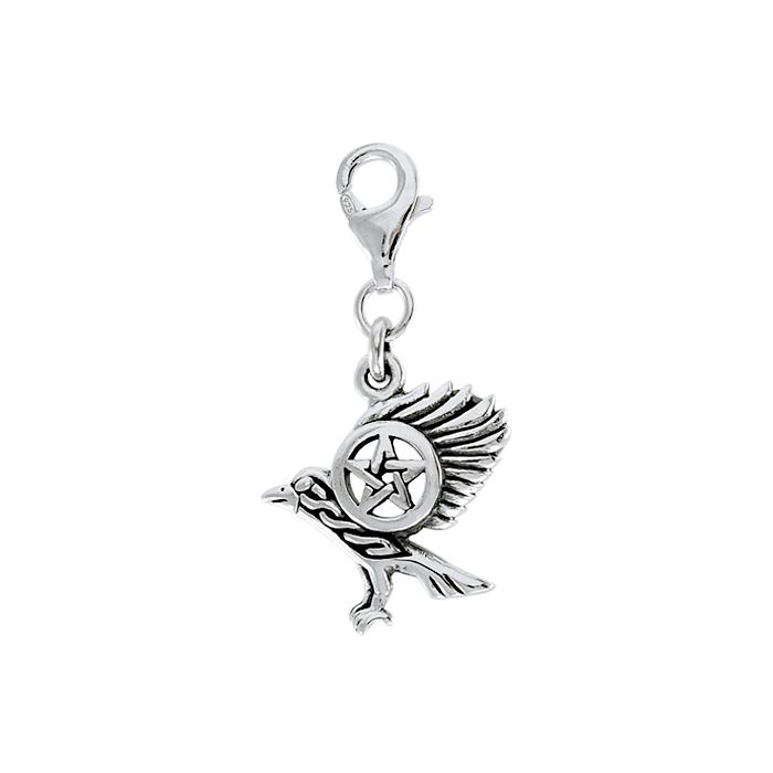 Raven on The Star Clip Charm TWC145