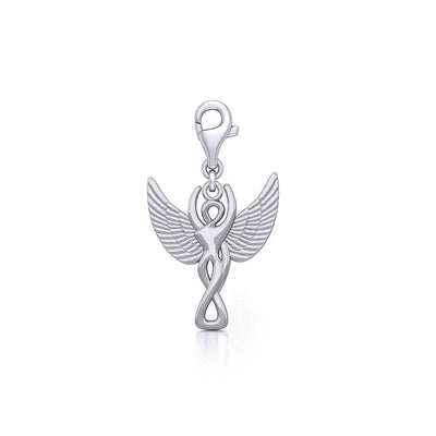 Angel Goddess Silver Clip Charm TWC165