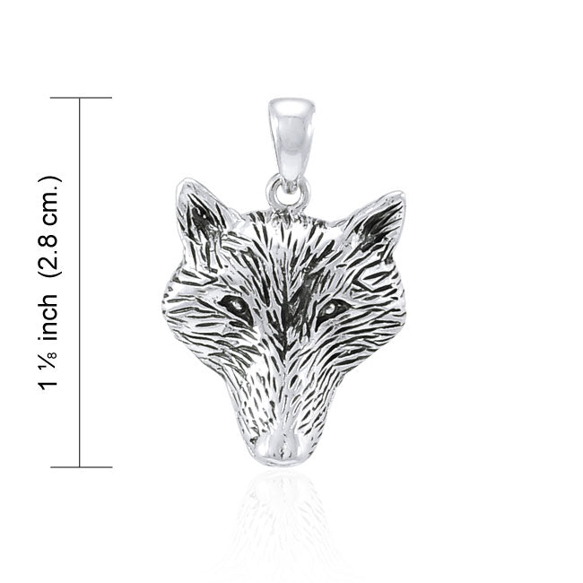 Wolf Head Silver Pendant VP006 Pendant