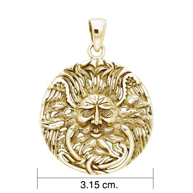Belenos Celtic Sun God Gold Vermiel Pendant VPD1581 Pendant