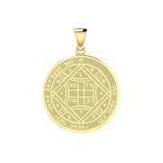 Solomon Seal of Love 18K Gold Vermeil Plate on Silver Pendant VPD5237