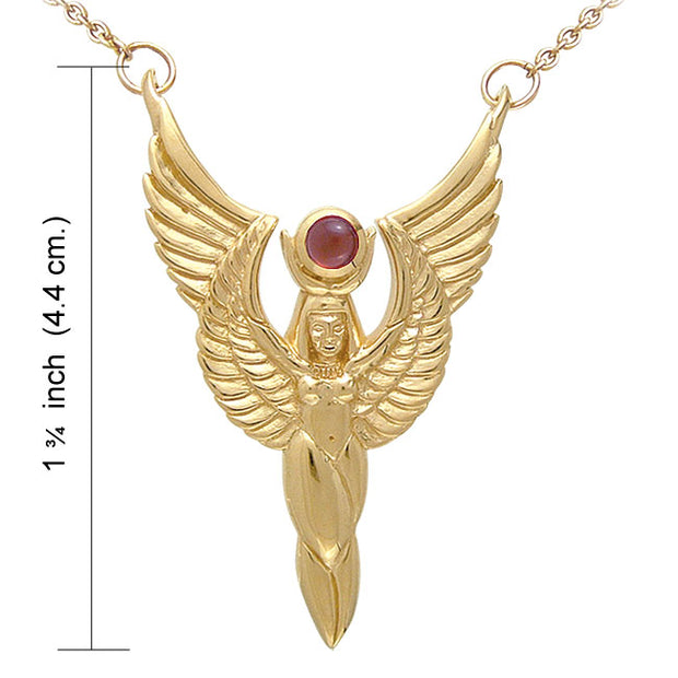 Oberon Zell Winged Isis Sterling Silver Necklace VTN252