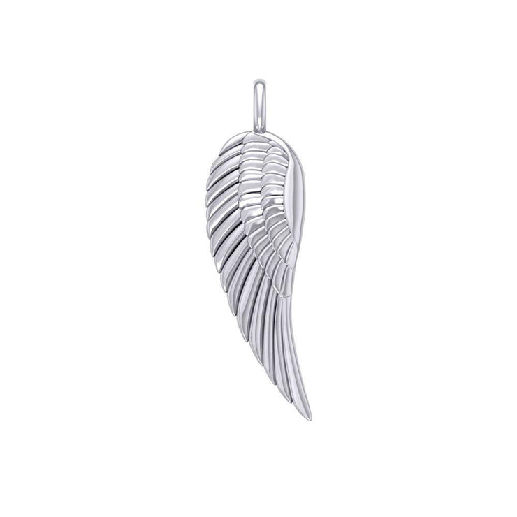 Angel Wing 14K White Gold Pendant WPD2932