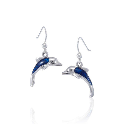 The friendliest of them all ~ Sterling Silver and Paua Shell Hook Earrings JE152