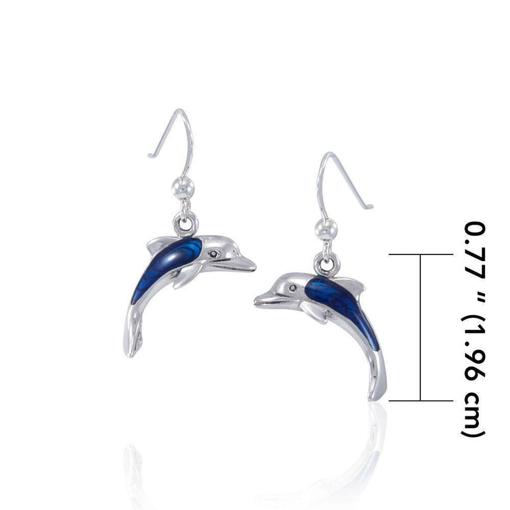 The friendliest of them all ~ Sterling Silver and Paua Shell Hook Earrings JE152