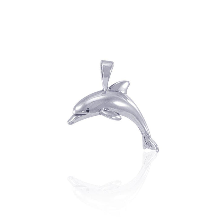 Silver Dolphin Pendant JP049