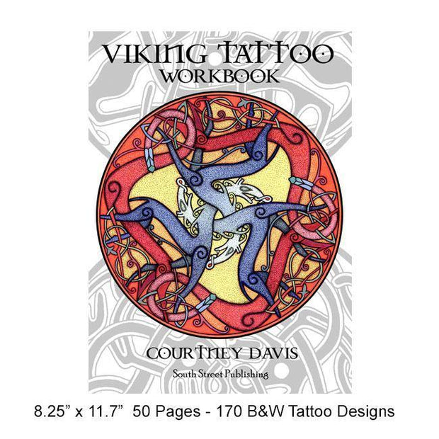KPM019 Viking tattoo workbook by Courtney Davis