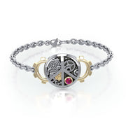 Peace Steampunk Silver and Gold Accent MBL291