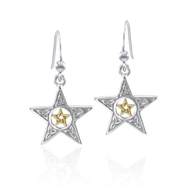Celtic Triquetra The Star Earrings MER1571