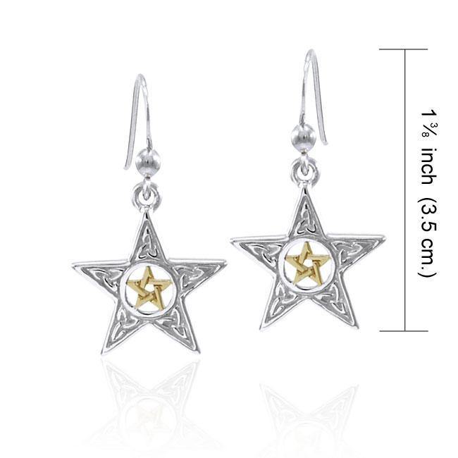 Celtic Triquetra The Star Earrings MER1571