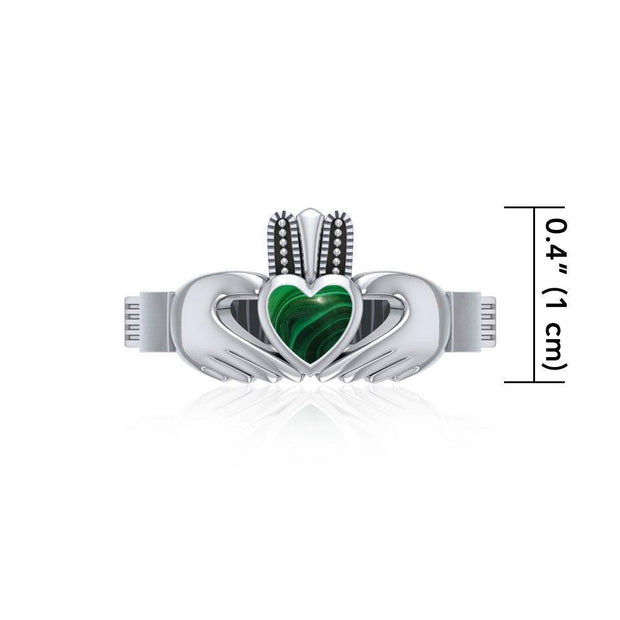 Irish Claddagh Silver Ring MG058/I