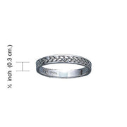 Braided Silver Ring MG163 Ring