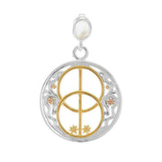 Chalice Well Healing Spell Silver, Yellow Gold and Pink Gold Pendant OPD4752 Pendant