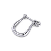 Keep your shackle firm and strong ~ Sterling Silver Post Earrings SE137